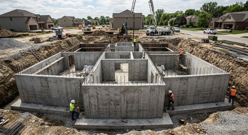 Concrete Foundation Installation in Greenville, SC
