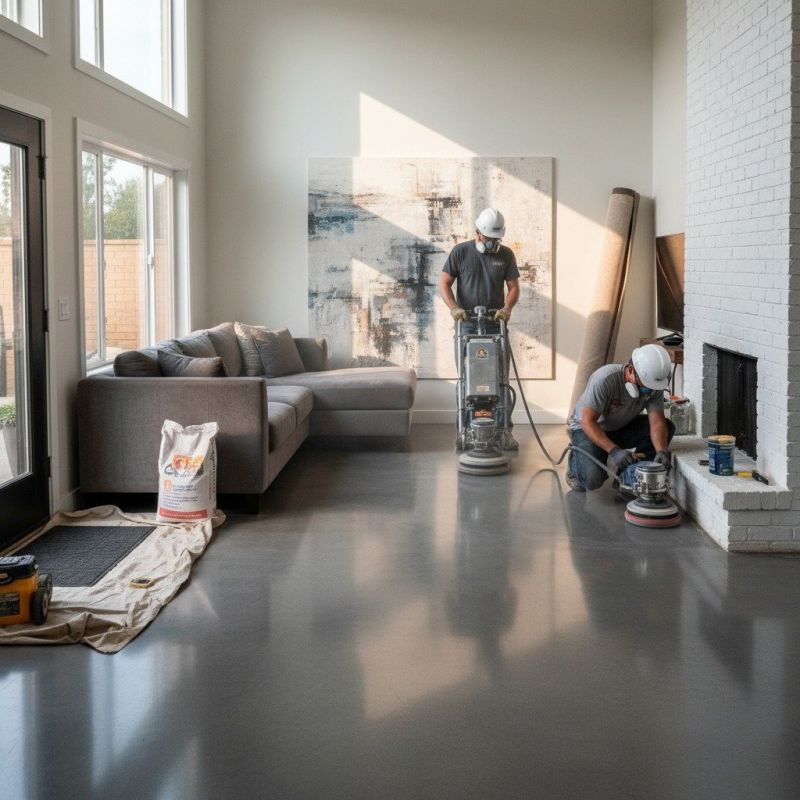 Patio Concrete Polishing in Louisville, KY